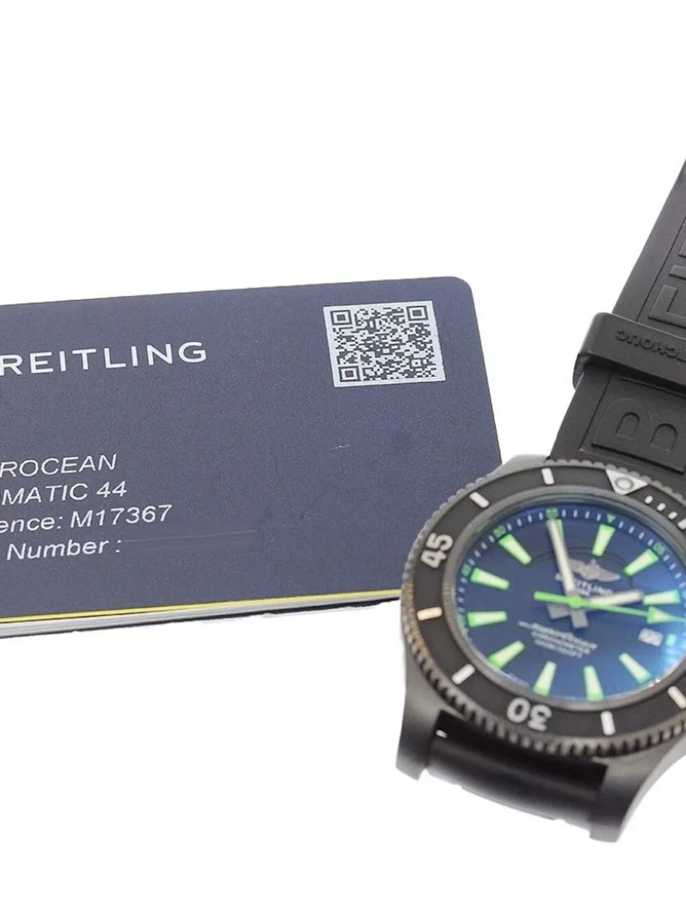 BREITLING Superocean Automatic 44 Black Steel Automatic Men's_966394